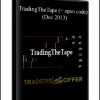 TradingTheTape (+ open code) (Dec 2013)