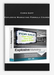Chris Goff – Explosive Marketing Formula Course