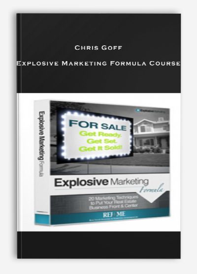 Chris Goff – Explosive Marketing Formula Course