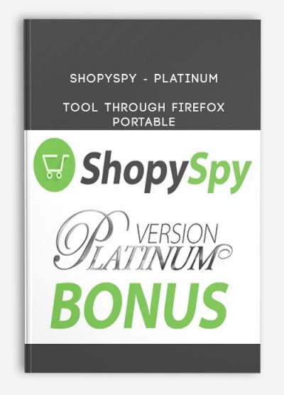 ShopySpy - Platinum - Tool Through Firefox Portable