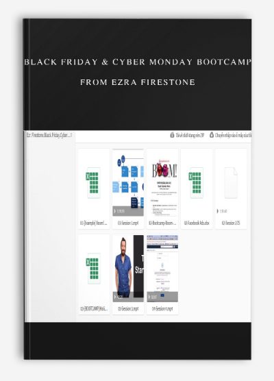 Black Friday & Cyber Monday Bootcamp from Ezra Firestone