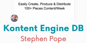Stephen Pope – Kontent Engine DB