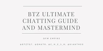 BTZ – Ultimate OnlyFans Chatting Guide
