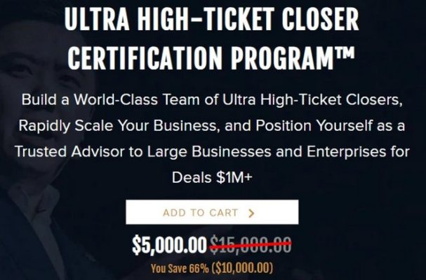 Dan Lok – Ultra High Ticket Closing
