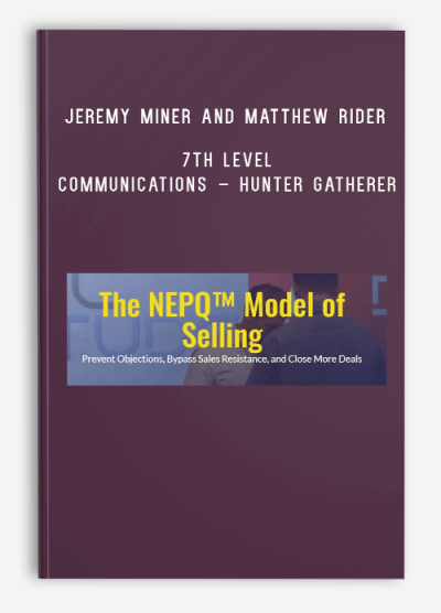Jeremy Miner And Matthew Rider – 7th Level Communications – Hunter Gatherer