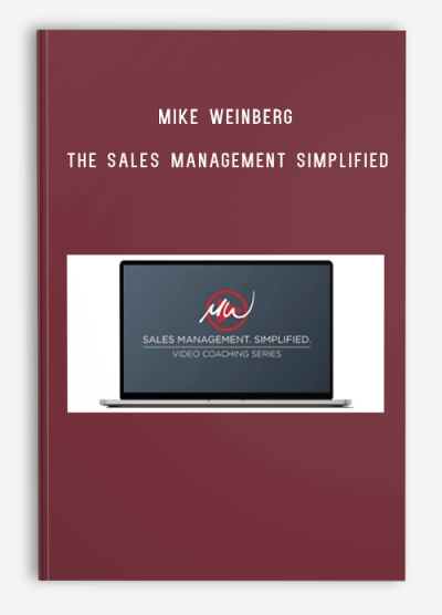 Mike Weinberg – The Sales Management Simplified